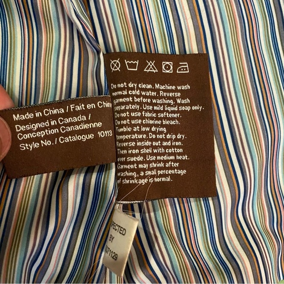 Vintage Danier suede leather coat - Picture 7 of 15